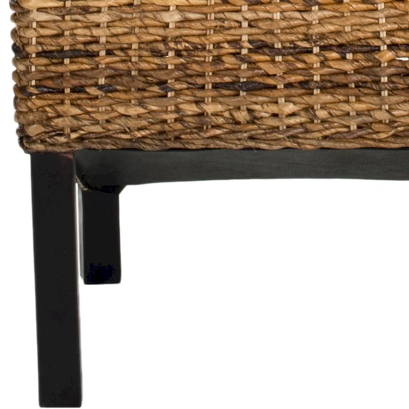 SAFAVIEH Pembrooke Natural Wicker Dining Chair (Set of 2) - 19 W x 22 D x 41 H