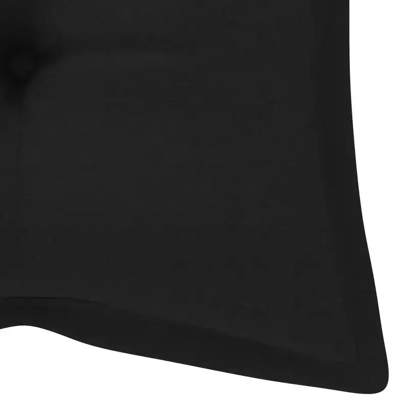 Garden Bench Wood with black cushion Solid Acacia Wood