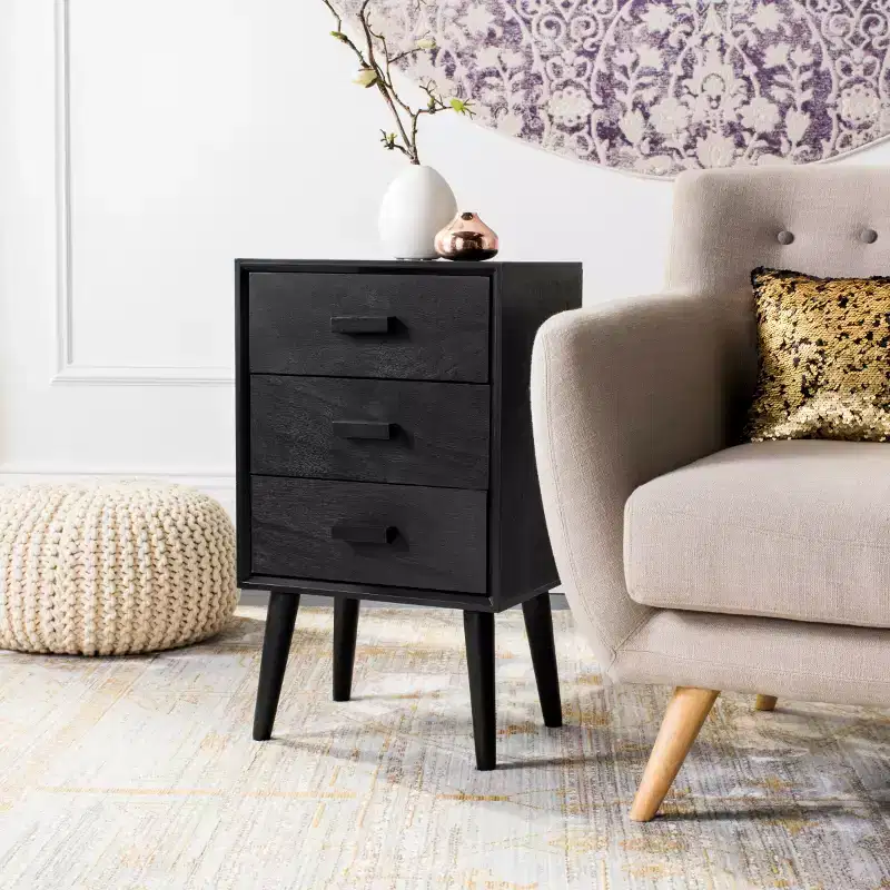Pomona 3 Drawer Accent Table - CHS5700 - Safavieh