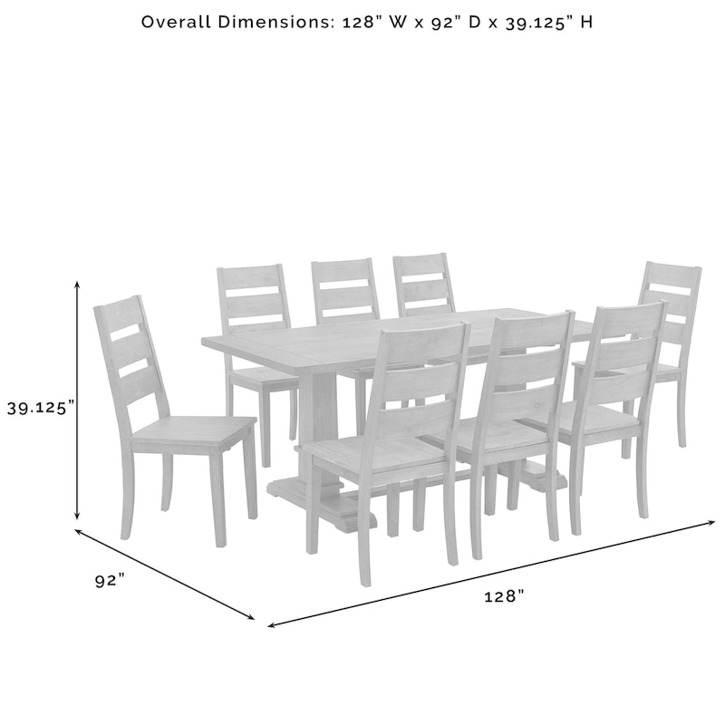 Crosley Joanna 9Pc Dining Set