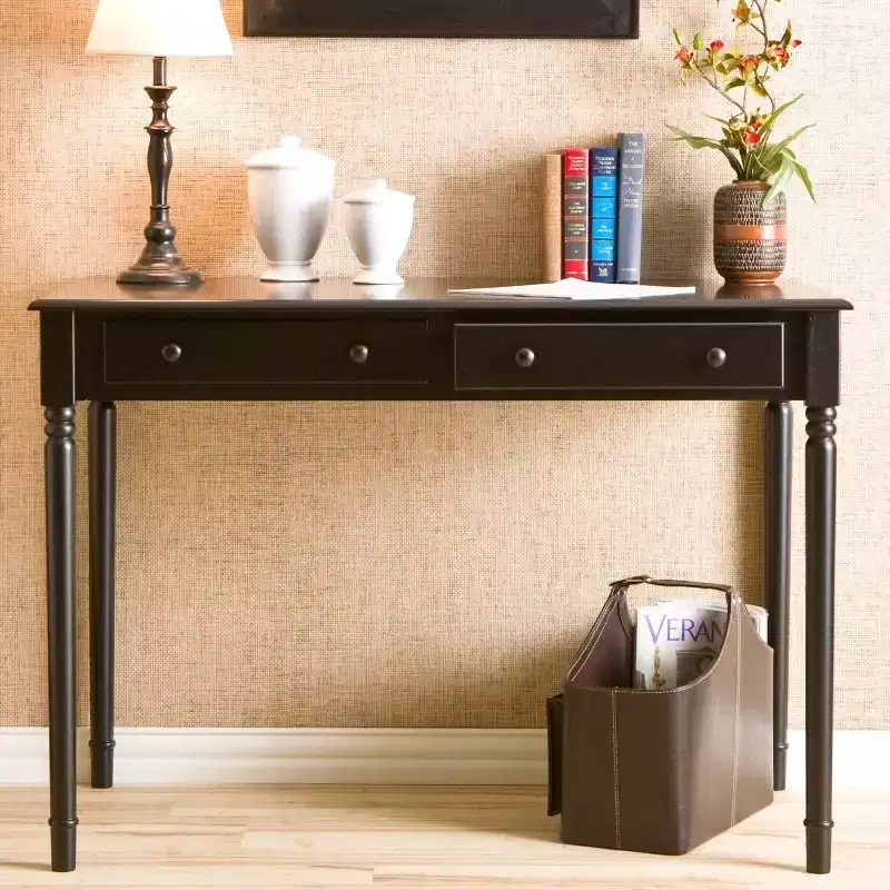 Holly & Martin Haxor Writing Desk - Champagne - SEI