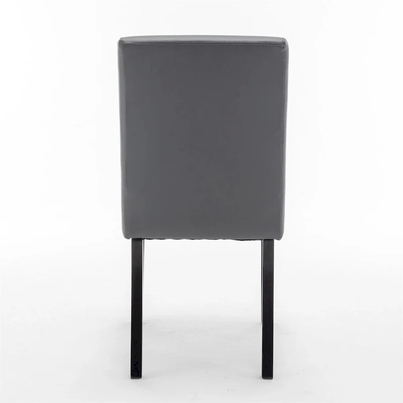 Modern Dining Chairs with Solid Wood Legs (Set of 2)