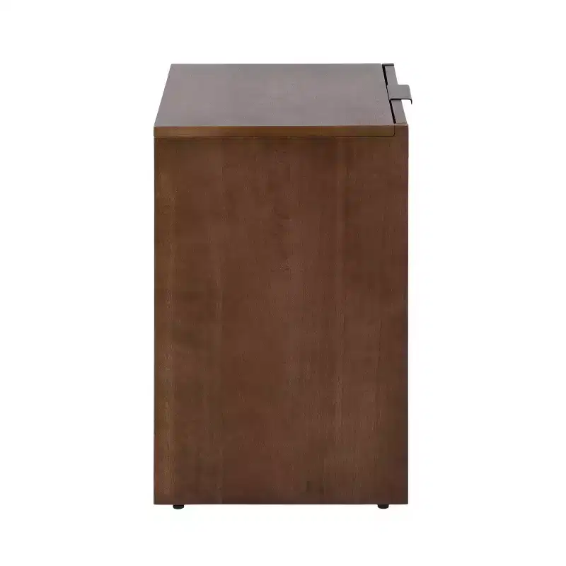 Kate and Laurel Mezzeta Wood Side Table, 22x14x22, Brown