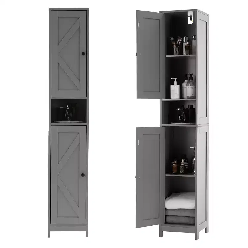 Modern Bathroom Furniture Set  Durable, Space-Saving Storage Solution  Complete Set for Stylish & Functional Bathroom Organization