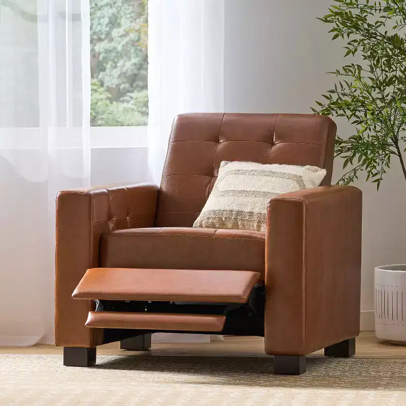 GDFStudio Langseth Contemporary Tufted Pushback Recliner
