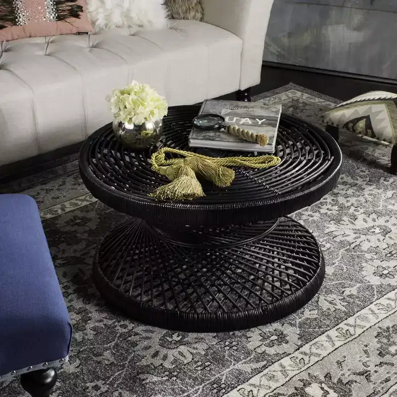 Grimson Large Bowed Coffee Table - Safavieh