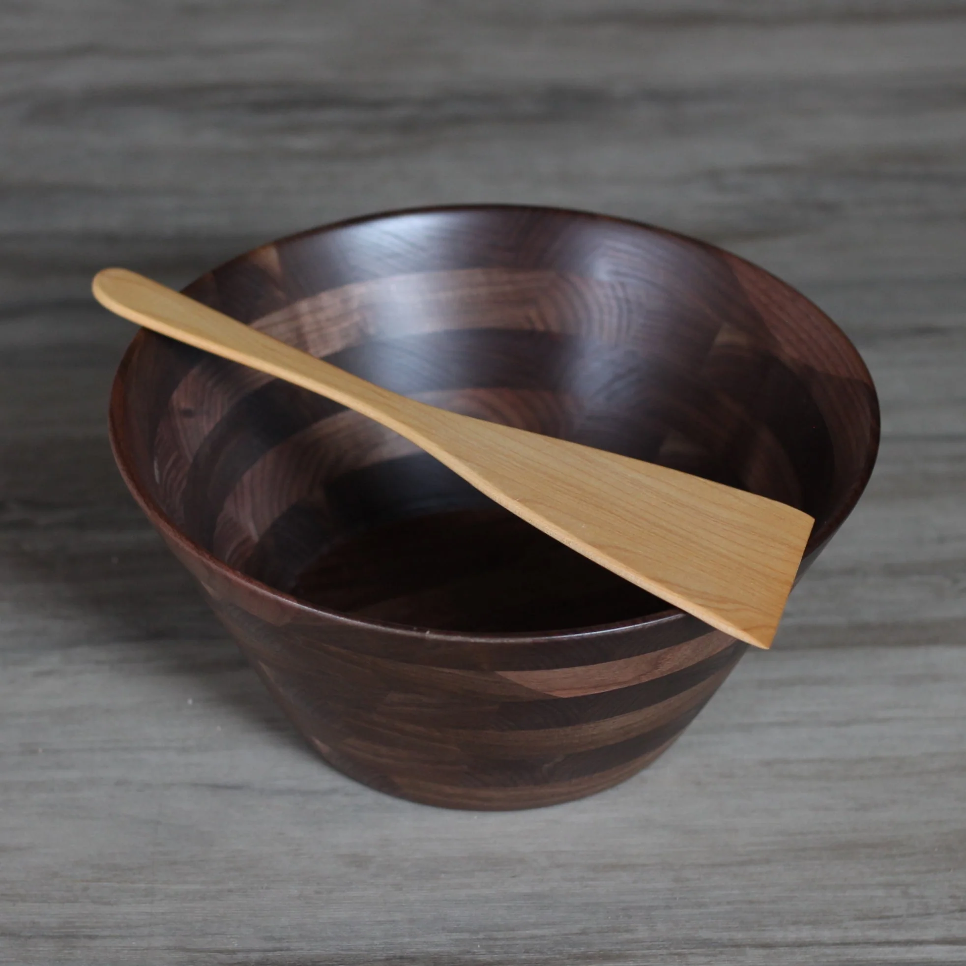 Handmade Wooden Thin Large Spatula