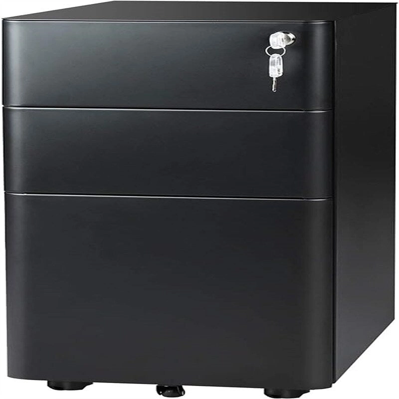 3-Drawer Slim File Cabine - 17.7D x 11.8W x 23H