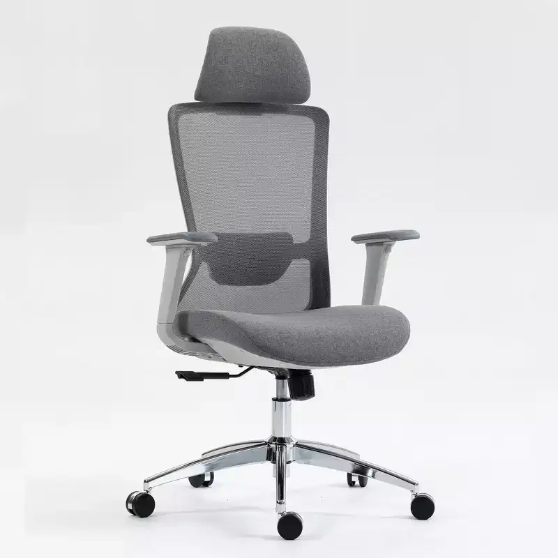 Computer Chair with High Back, Office Chair with Headrest and Wheels, Mesh Desk Chair for Office, Study, Reading Room