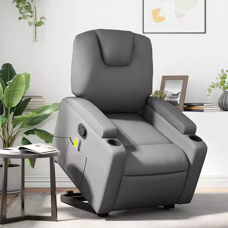 Power Lift Massage Recliner Chair with Heat, Vibration & Remote Control for Elderly