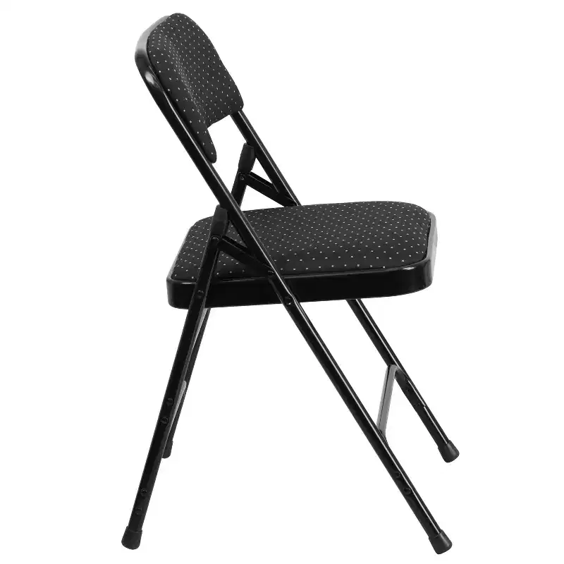 2-Pack Home & Office Party Events Fabric Padded Metal Folding Chair