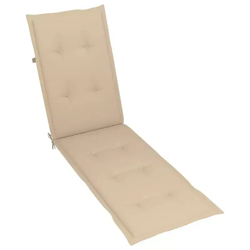 vidaXL Deck Chair Solid Acacia wood Standard Foldable Deck Chair