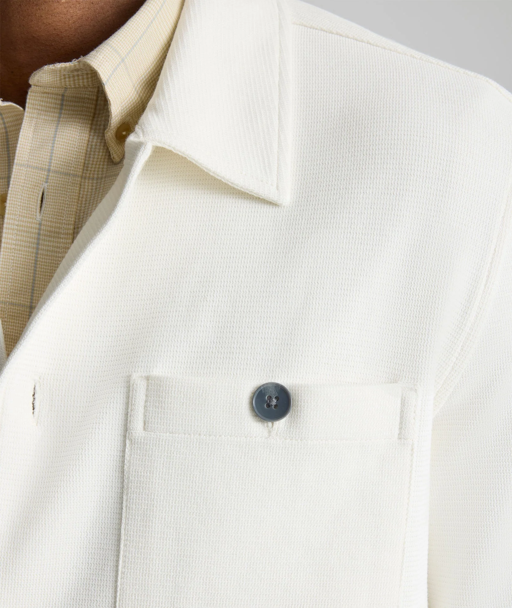 Knit Cotton Overshirt