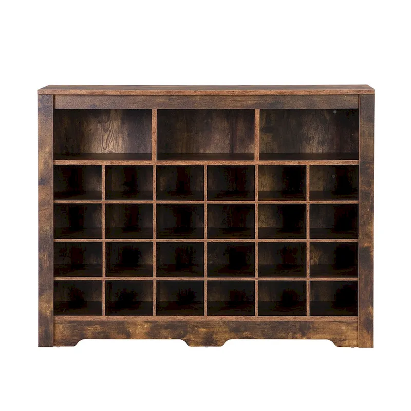 24-Cubby Shoe Storage Console