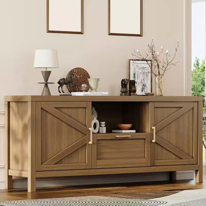 Farmhouse TV Stand for 55
