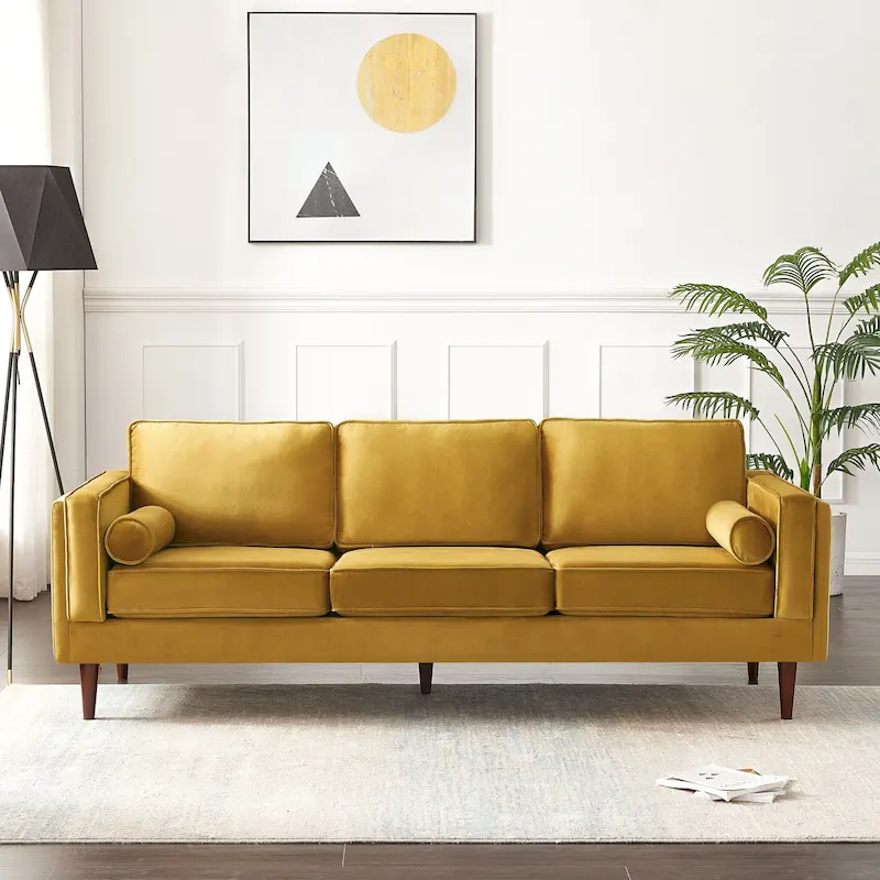 Lavinia Mid Century Modern Style Sofa Couch for Living Room - 33 x 88 x 34