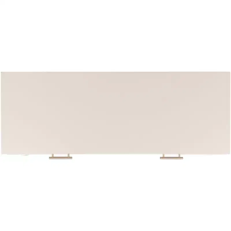 2-Drawer Console Table Pine Frame Transitional Style