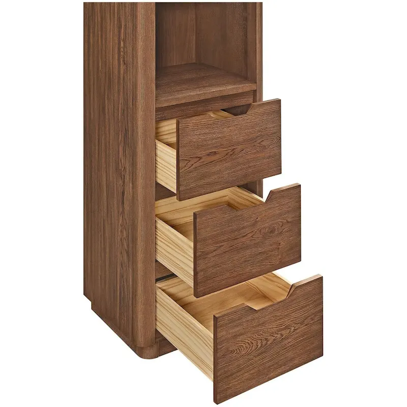 Miseno MV-HARB20-SCA Harbin 72 Wood Free Standing Linen Tower