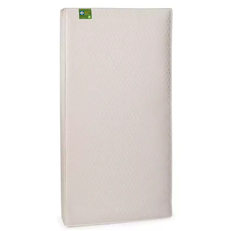 Sealy Soybean Plush Foam-Core Crib and Toddler Mattress: Hypoallergenic, Waterproof Cover, Firm, 5 Inch Thick