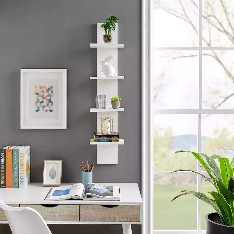 39.5 x 9 Utility 4-Tier Column Spine Shelf