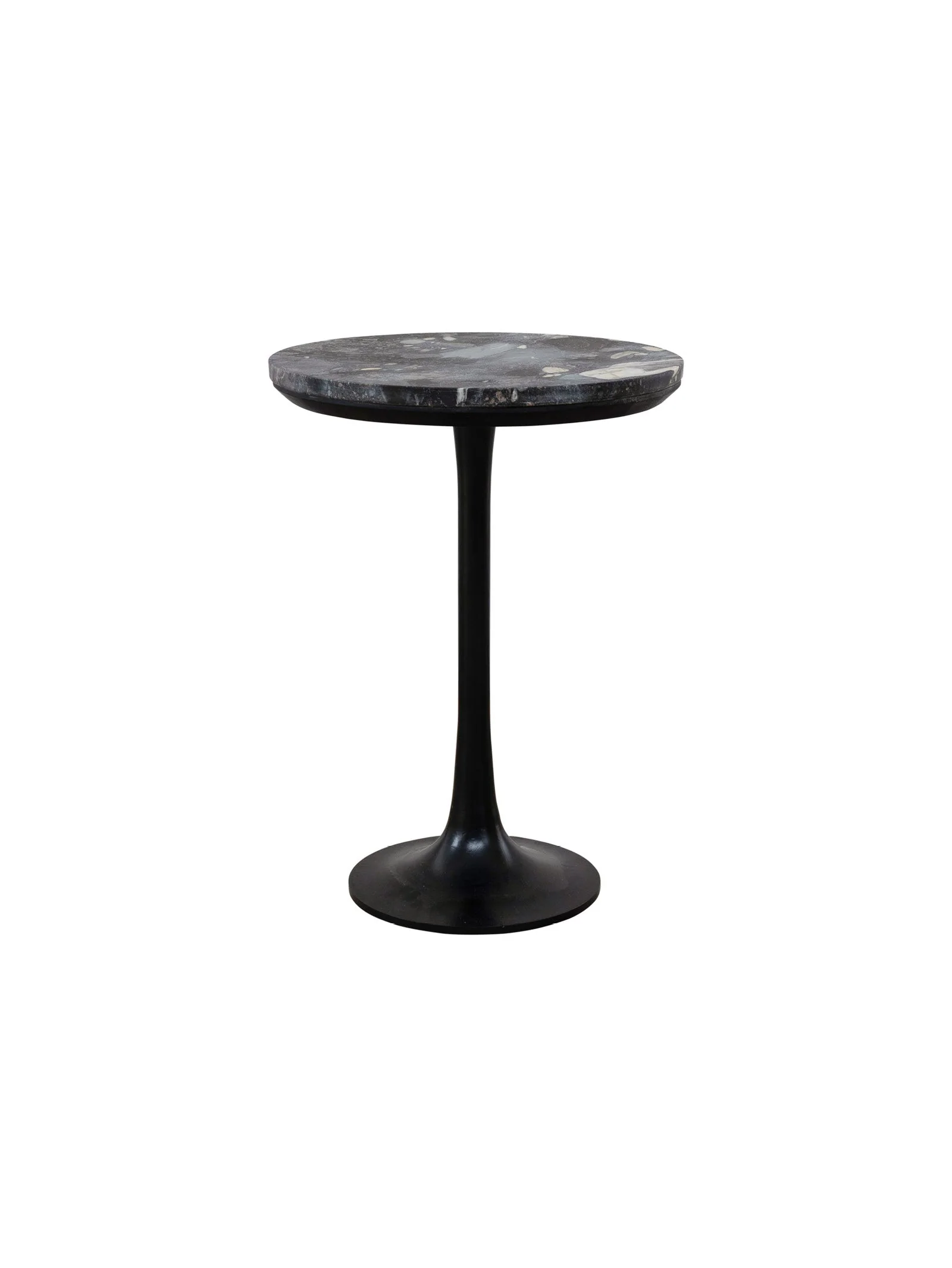 Contemporary Marble Side Table for Living Room