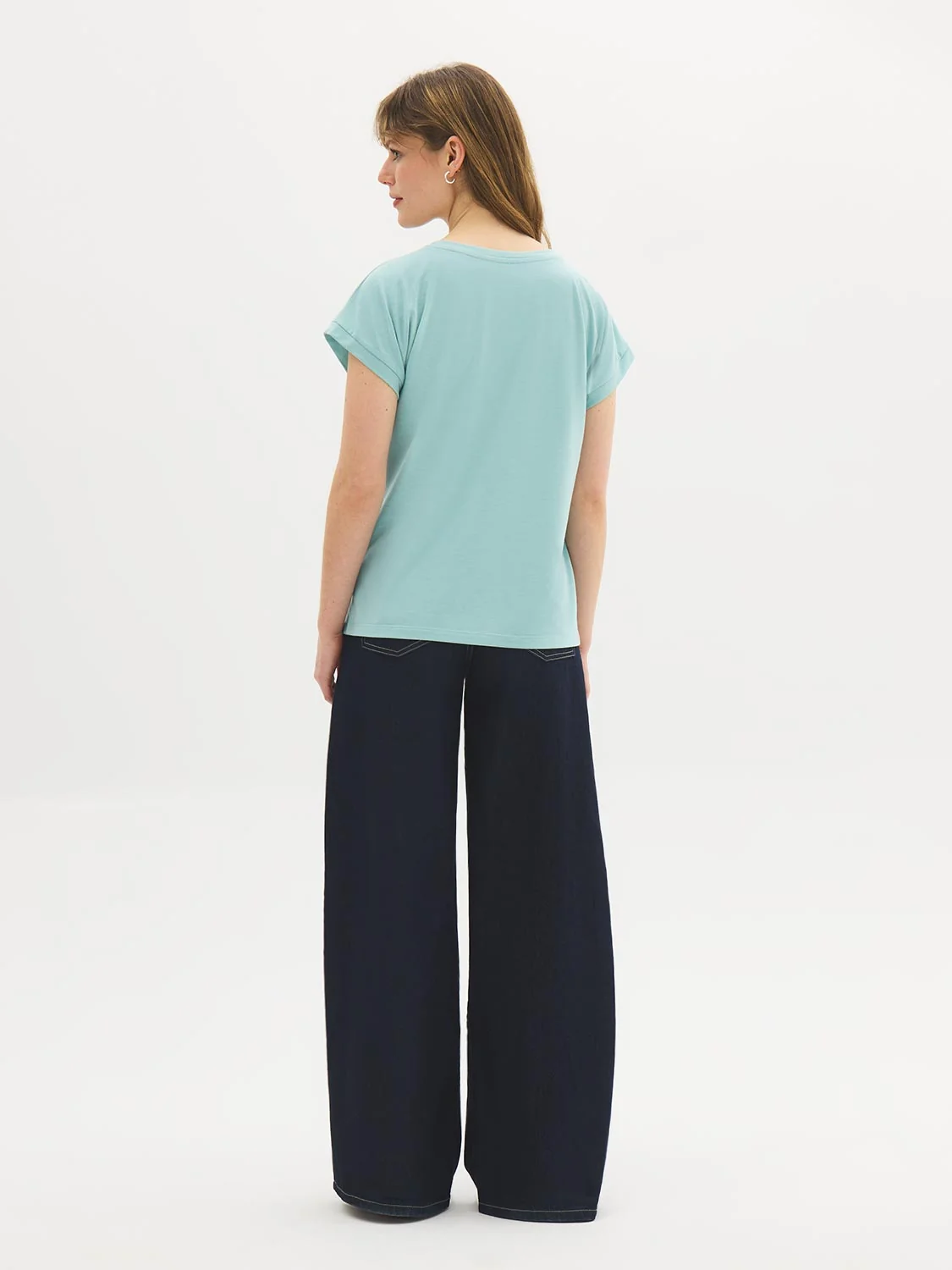 Cuffed Dolman Sleeve T-Shirt