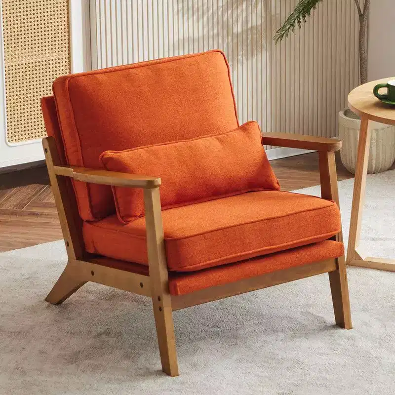 Karl Home Upholstered Single Lounge Chair Accent Chair