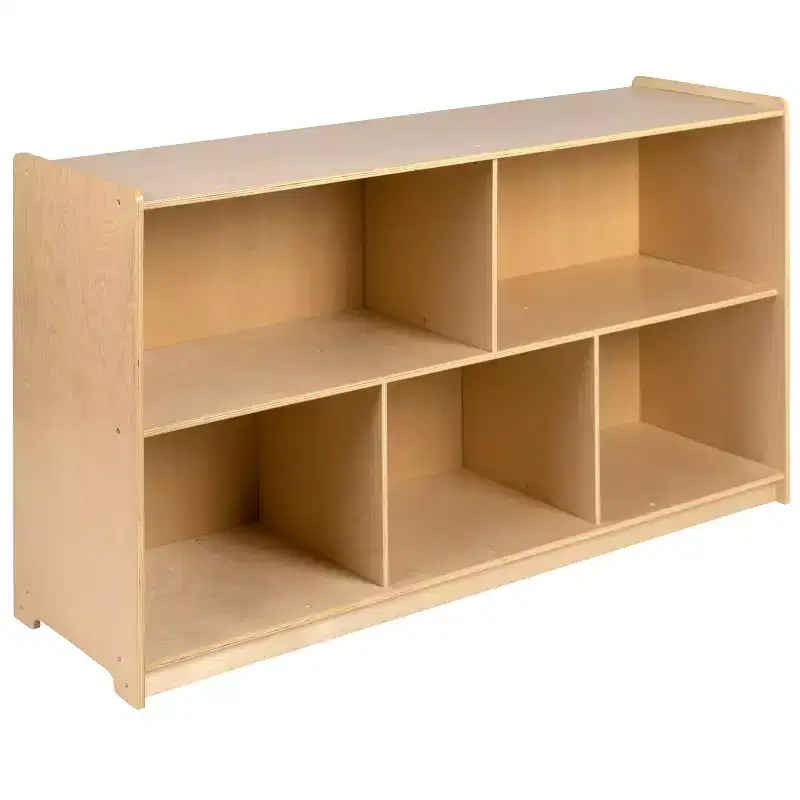 Emma and Oliver Wooden School Classroom Storage Cabinet/Cubby for Commercial or Home Use