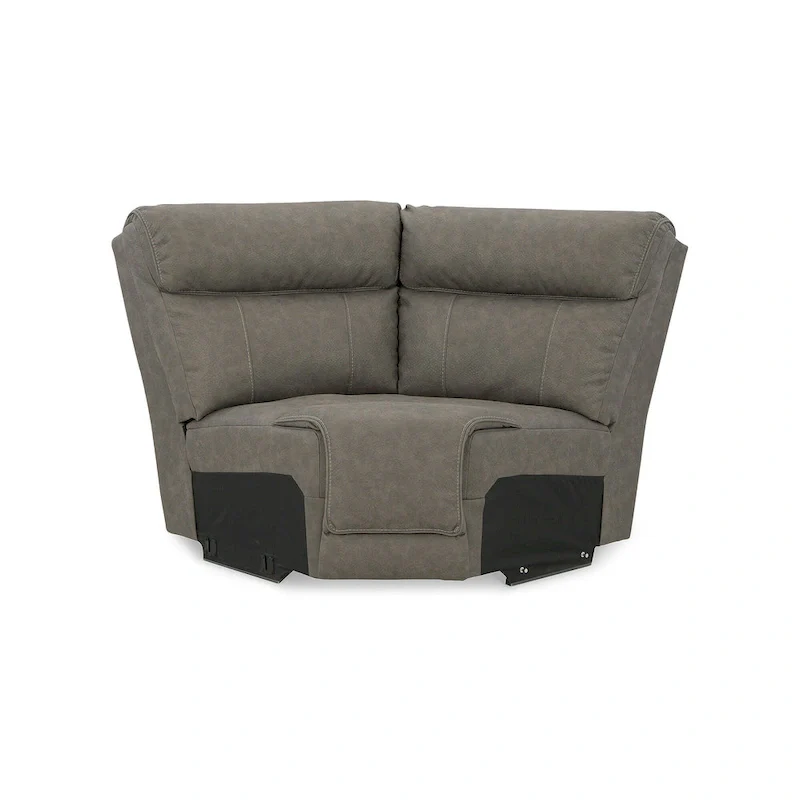 Starbot Gray Power Reclining Sectional - 112W x 112D x 42H