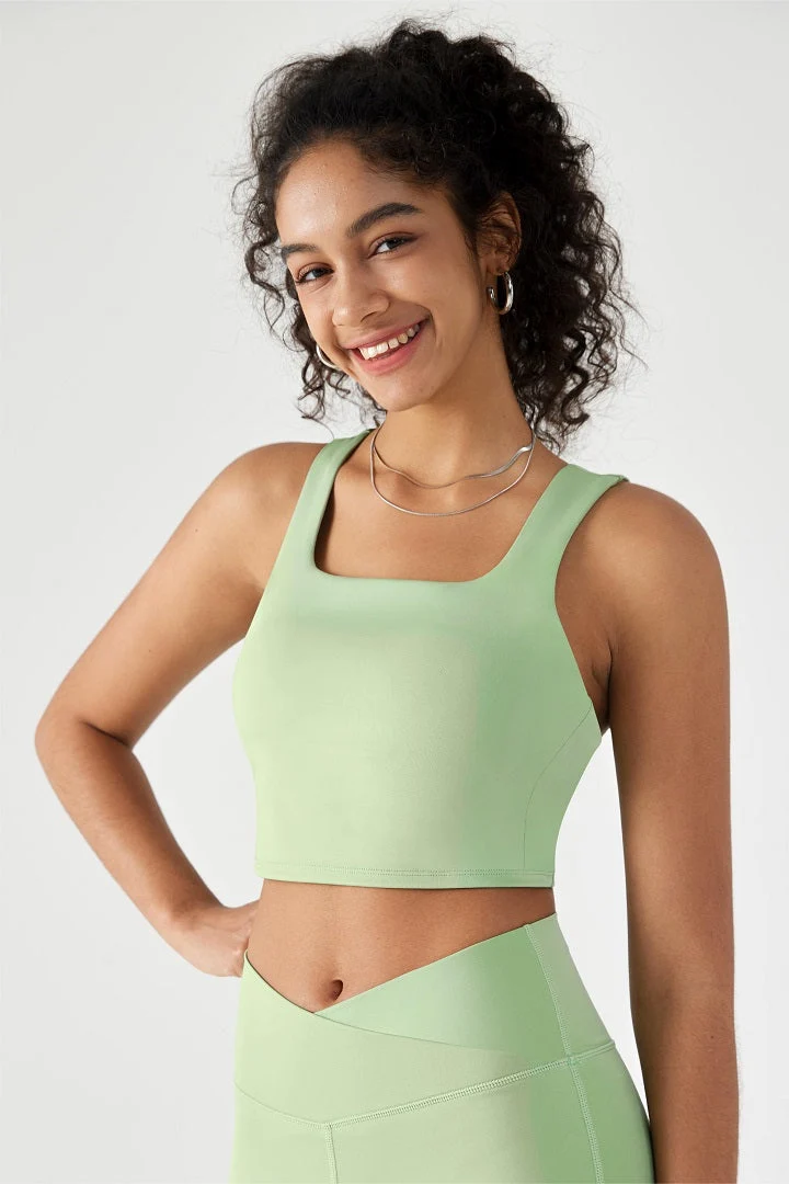 Back V-shape Longline Sports Bra