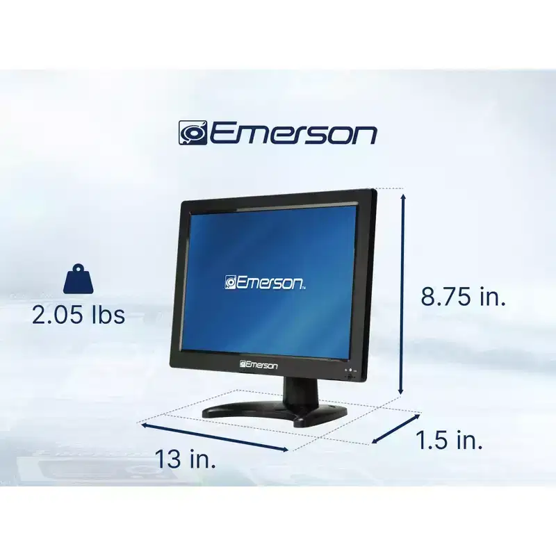 Emerson ET-1300 Portable 13.3 inch Digital TV with Built-in Rechargeable Battery