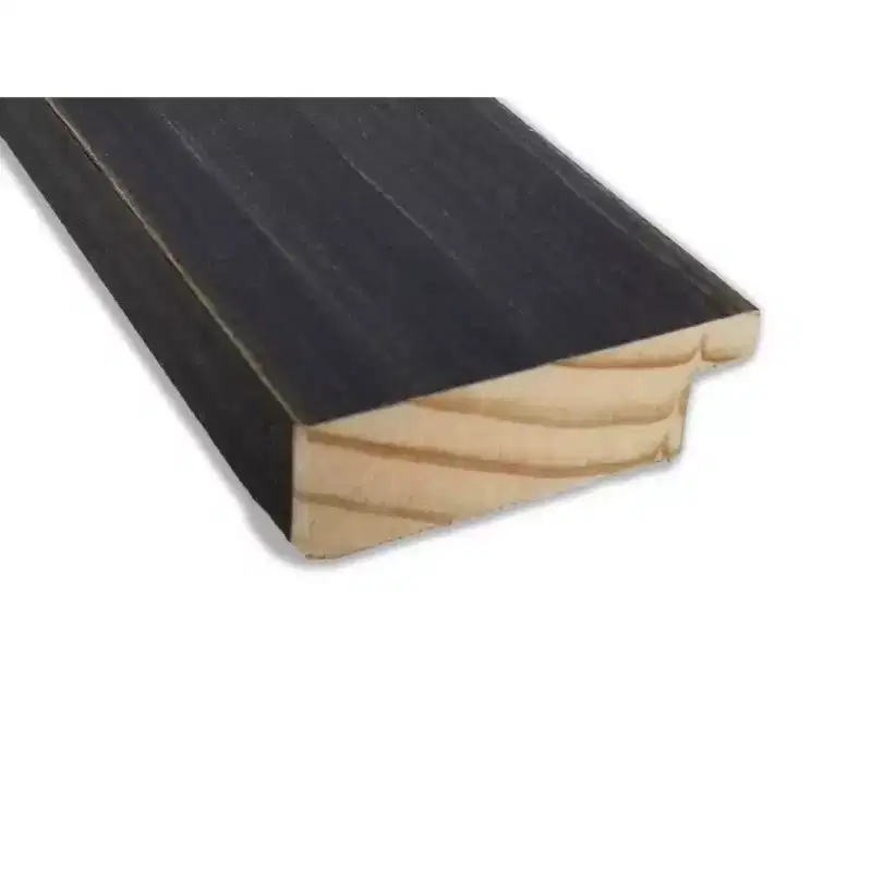 40" x 28" Non-Beveled Shiplap Navy Wood Bathroom Wall Mirror - Amanti Art: Rectangle, Includes Mounting Hardware