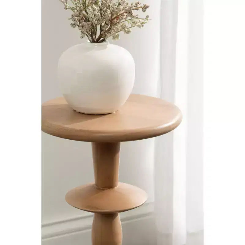 Round Drink Table, 9x9x22, Natural