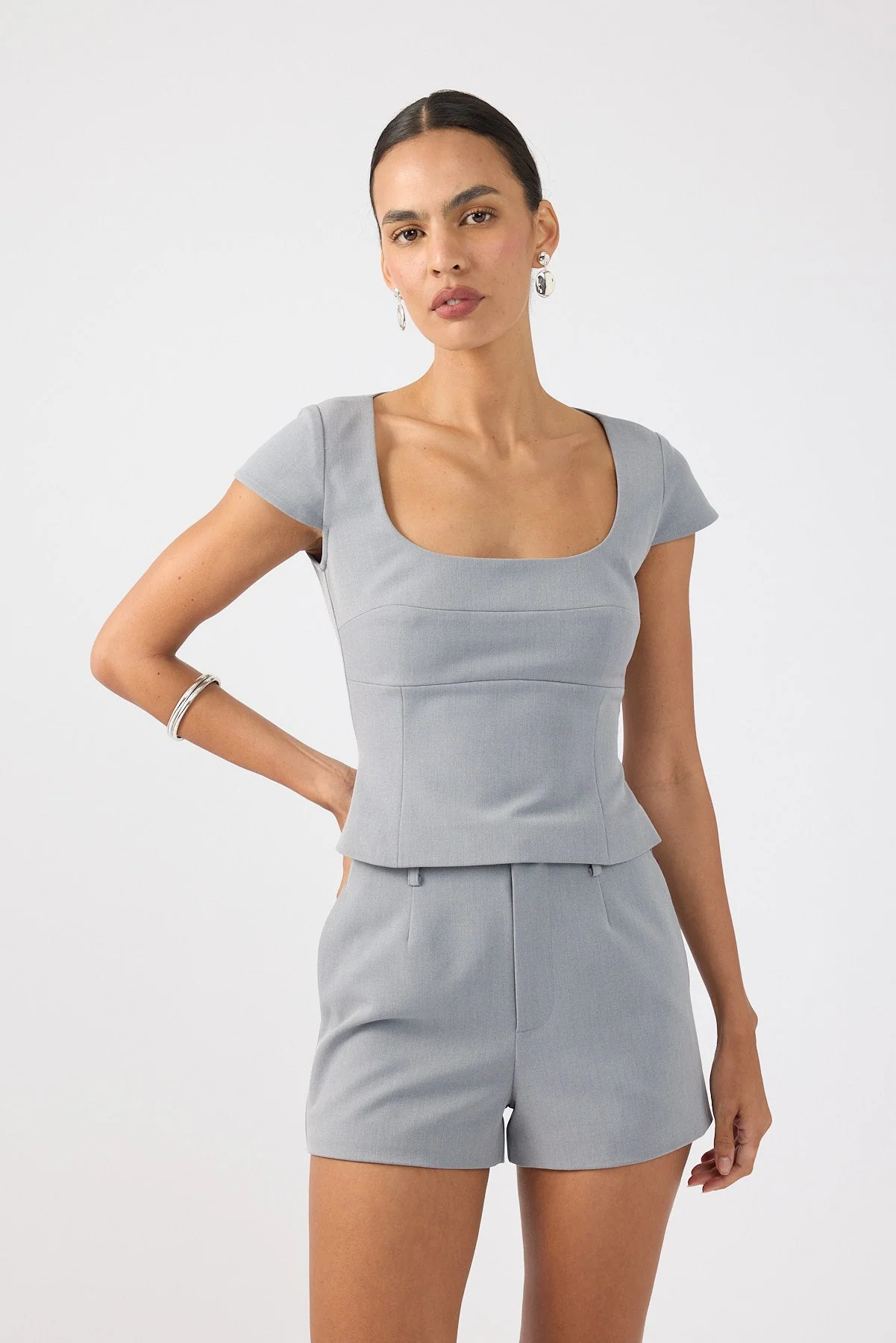Suiting Short Grey