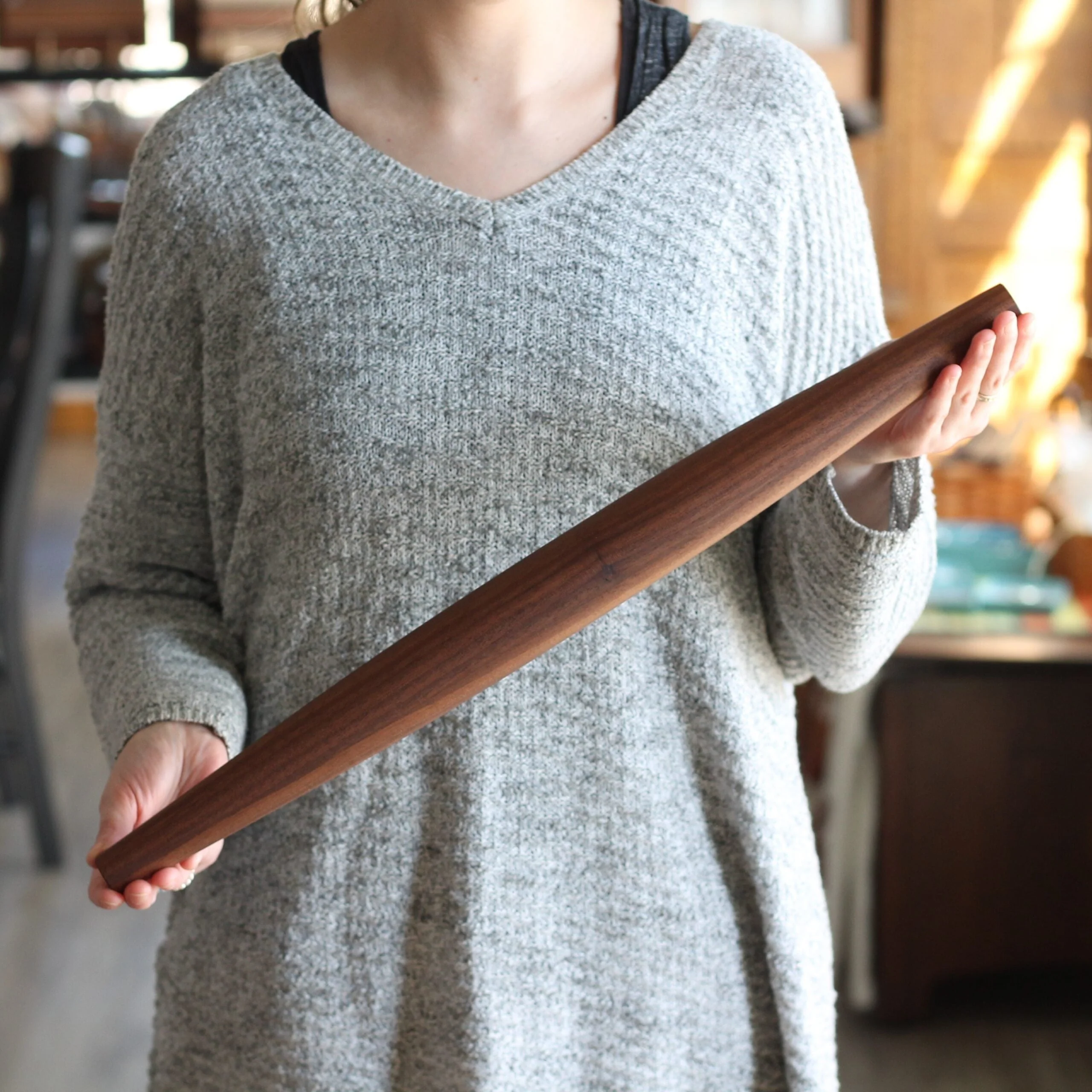Handmade Solid Wood French Rolling Pin