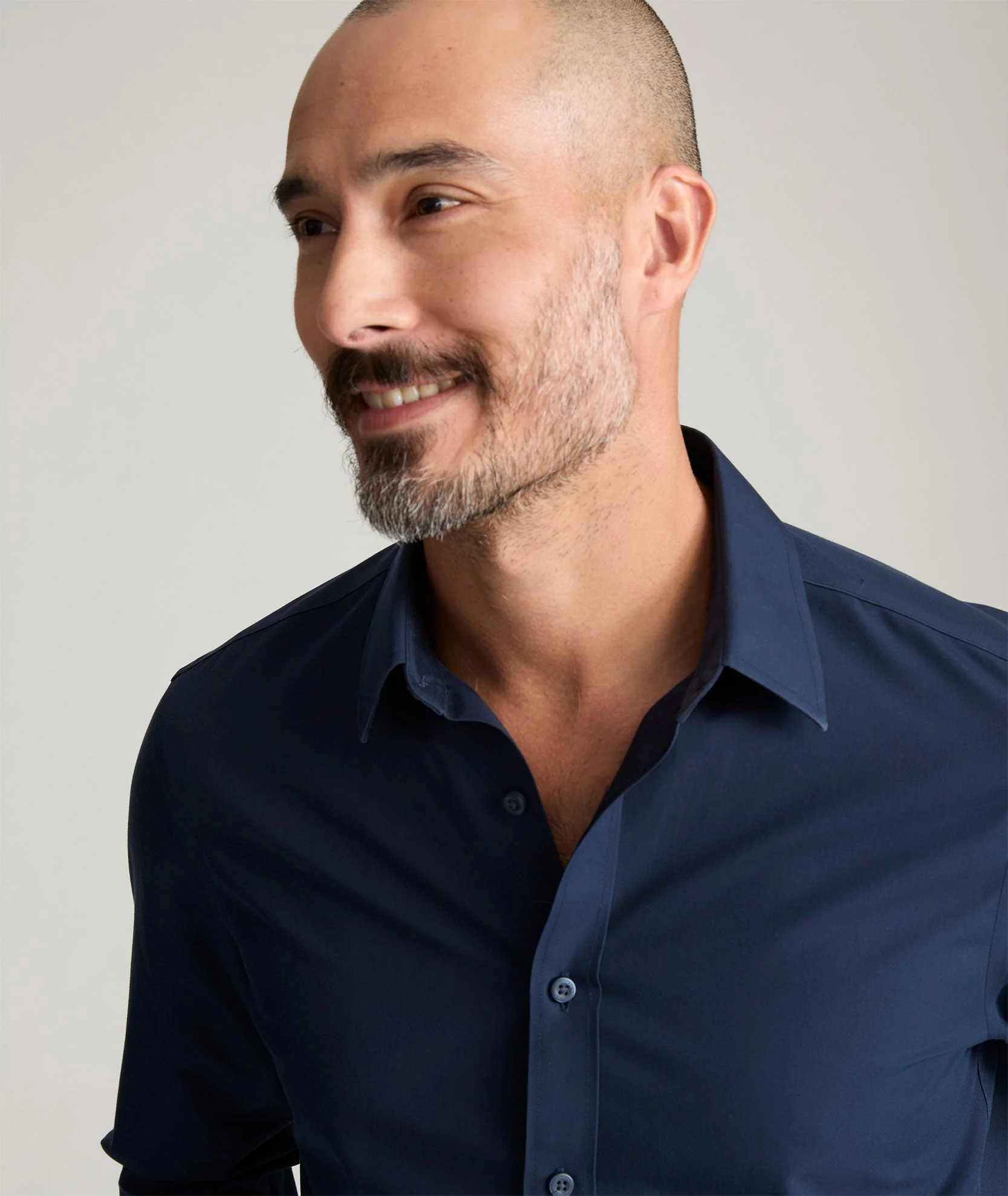 Navy Cotton Shirt