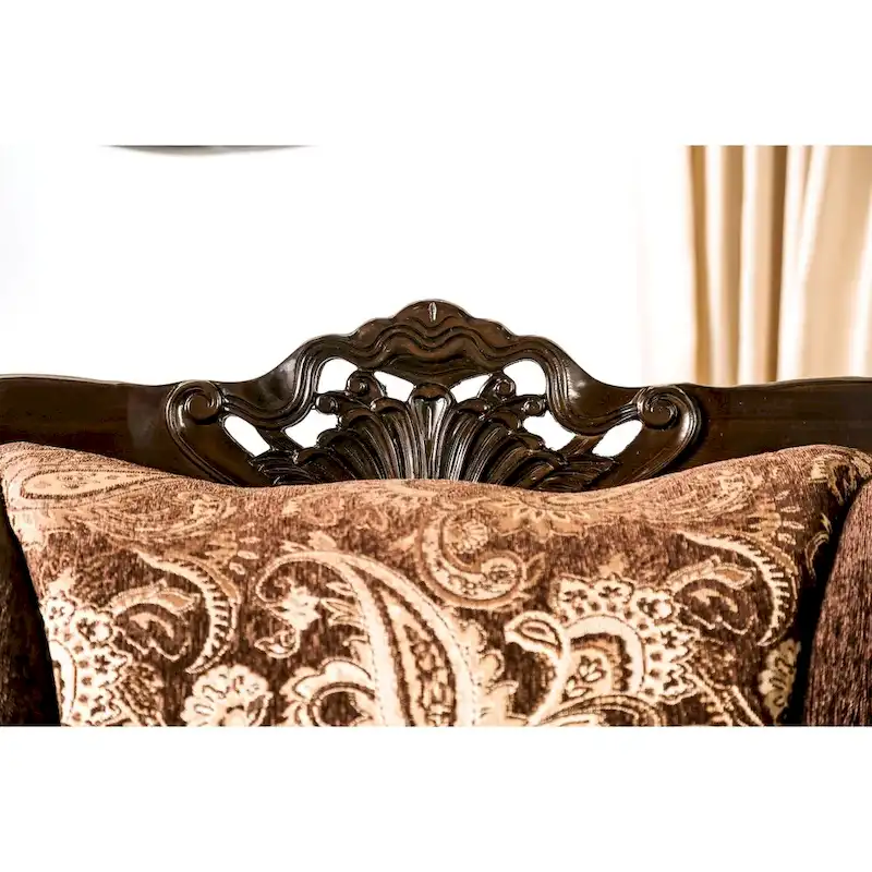 Gracewood Hollow Dayaram Traditional Brown 2-piece Living Room Set