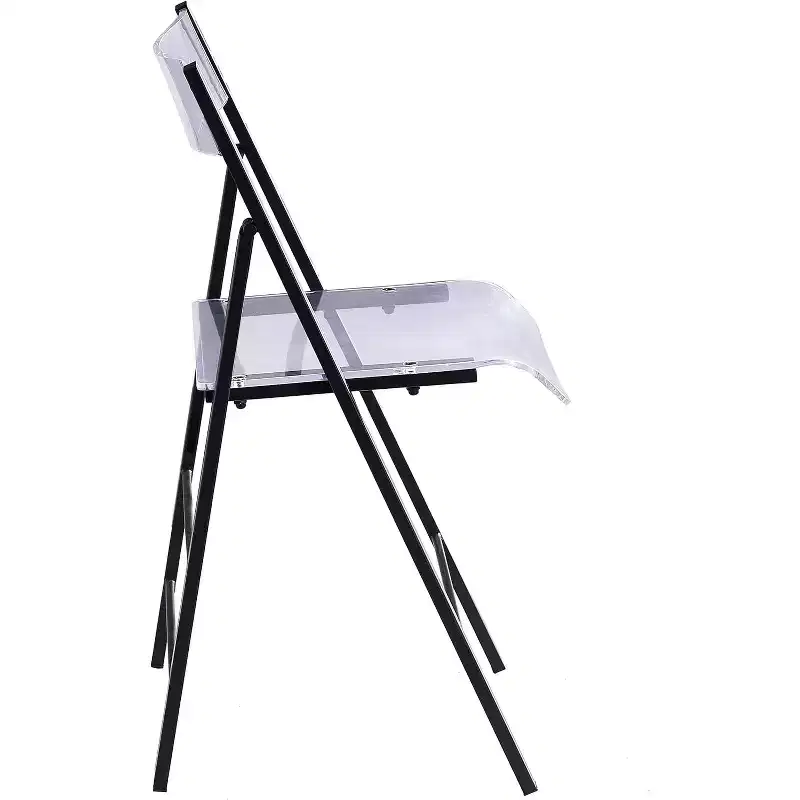 Luxury Modern Folding Chairs Acrylic Lucite