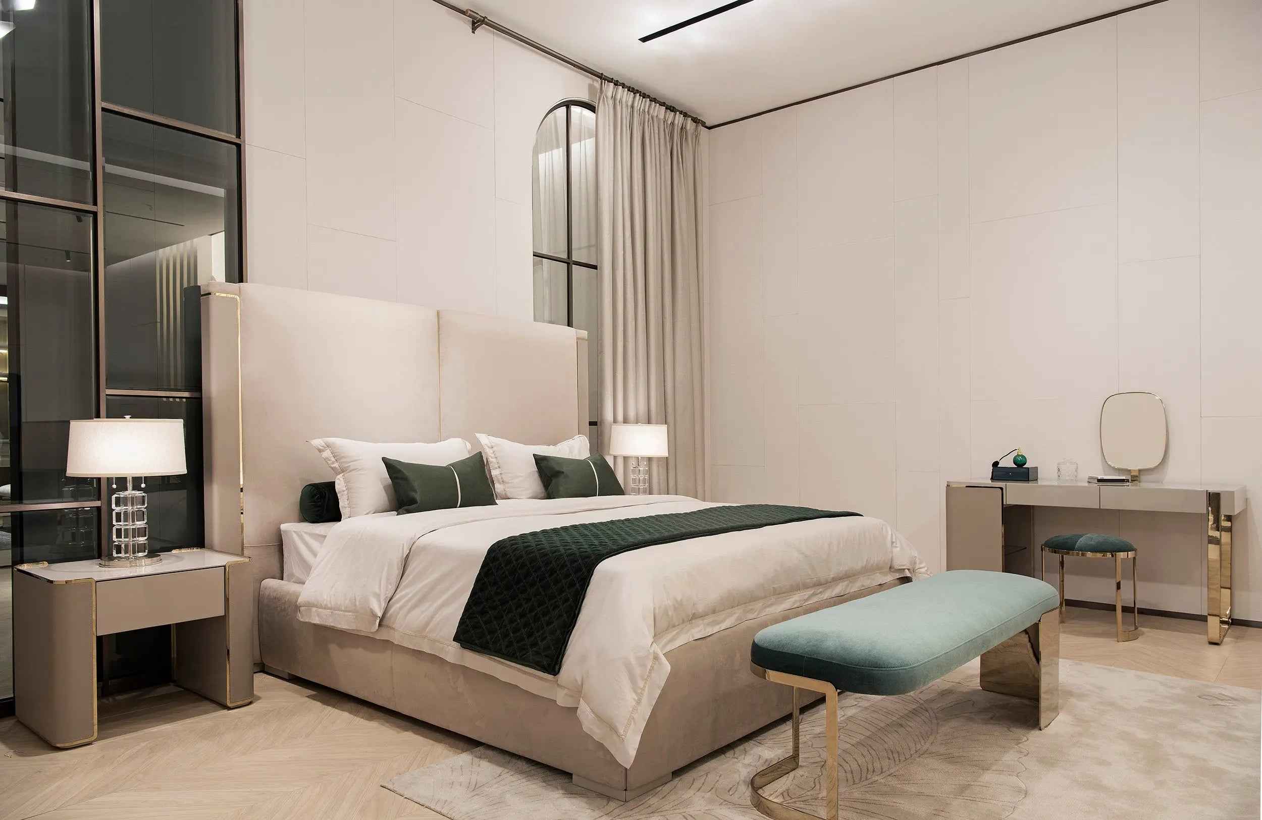 Modern Functional Bedside Table for Bedroom