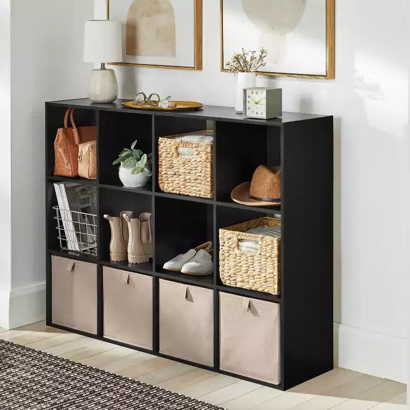 11 Cube Book Shelf Black