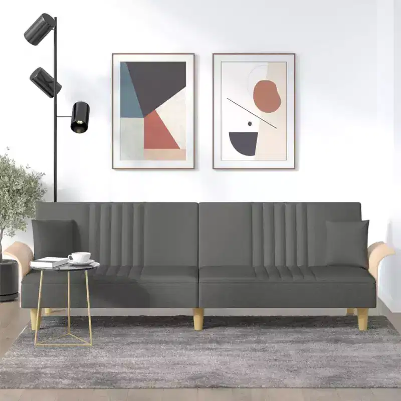 vidaXL Sofa Bed Sleeper Sofa Couch Bed Settee for Living Room Settee Fabric