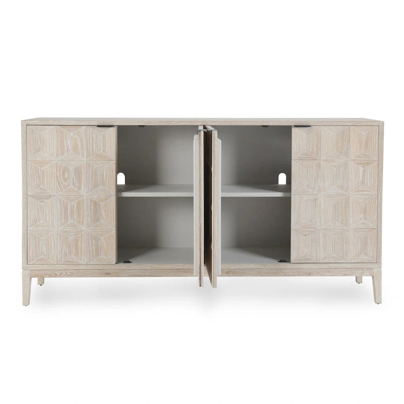 78 Oak Wood Buffet