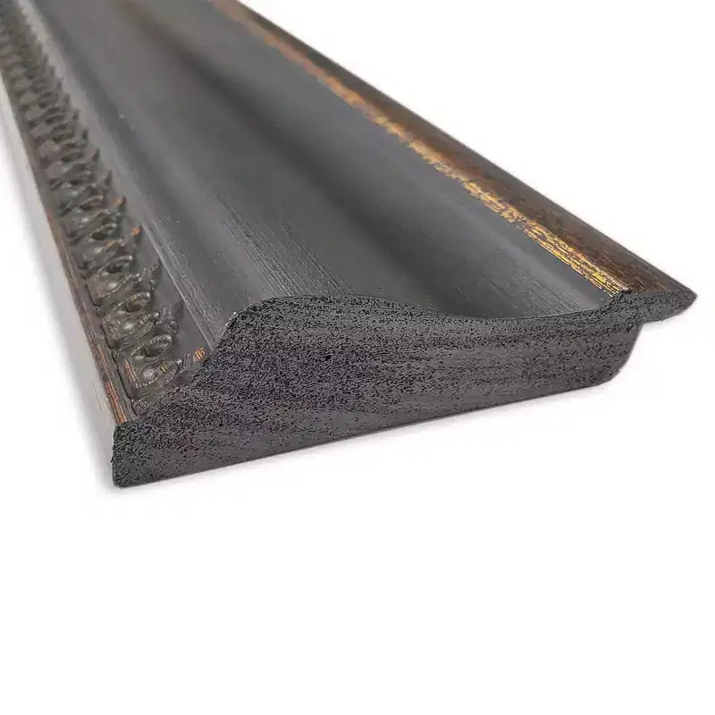 24" x 30" Non-Beveled Thomas Black Bronze Bathroom Wall Mirror - Amanti Art: Polystyrene Frame, Includes Mounting Hardware