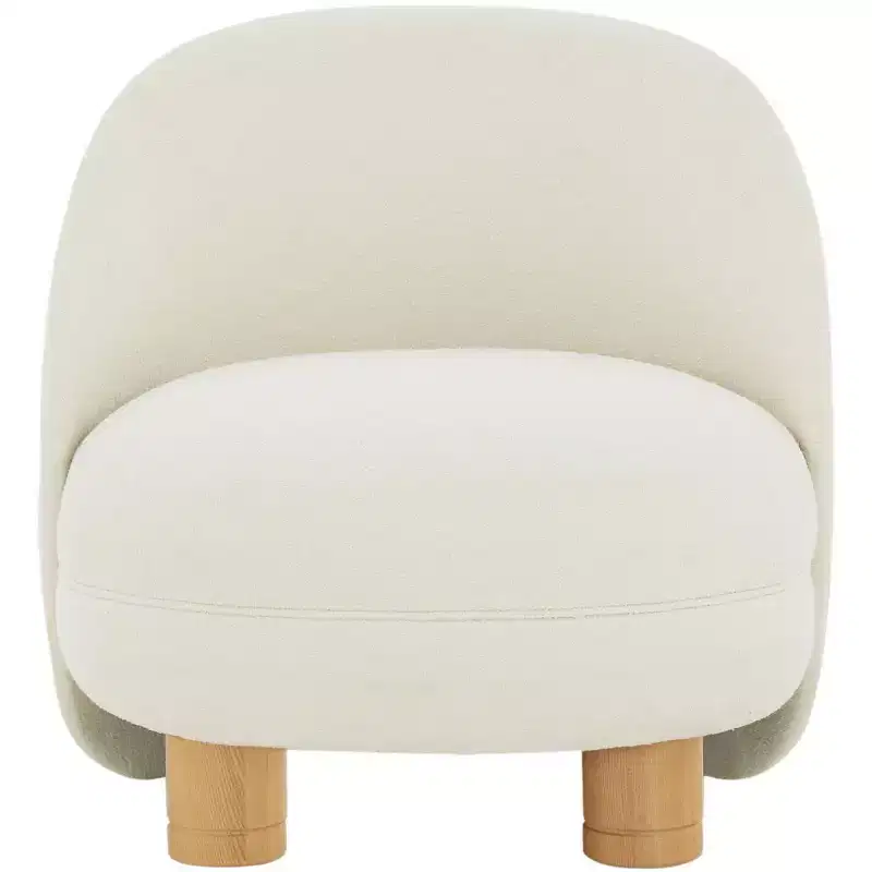 Gracelyn Boucle Accent Chair - SFV5123 - Ivory/Natural - Safavieh Couture