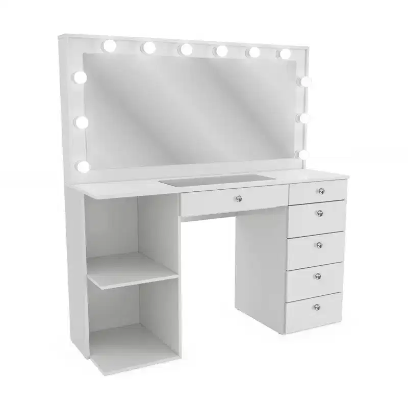 Emmy Lighted Makeup Vanity - Boahaus