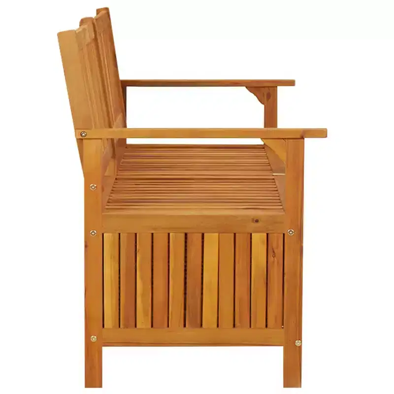 Bench Natural wood Solid acacia wood 58.3 in Bench Rectangular