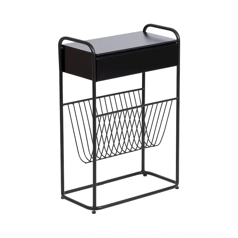 Kate and Laurel Kura Narrow Side Table - 19x9x26