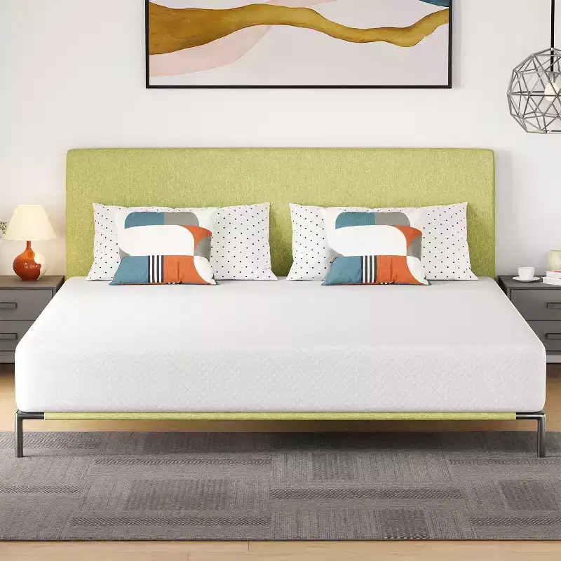 FDW 10 inch Mattress Gel Memory Foam Mattress for Cool Sleep & Pressure Relief/Medium Firm Mattresses CertiPUR-US Certified/Bed-in-a-Box