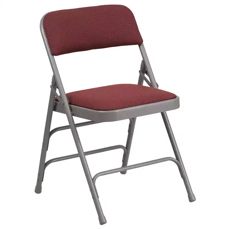 2-Pack Home & Office Party Events Fabric Padded Metal Folding Chair
