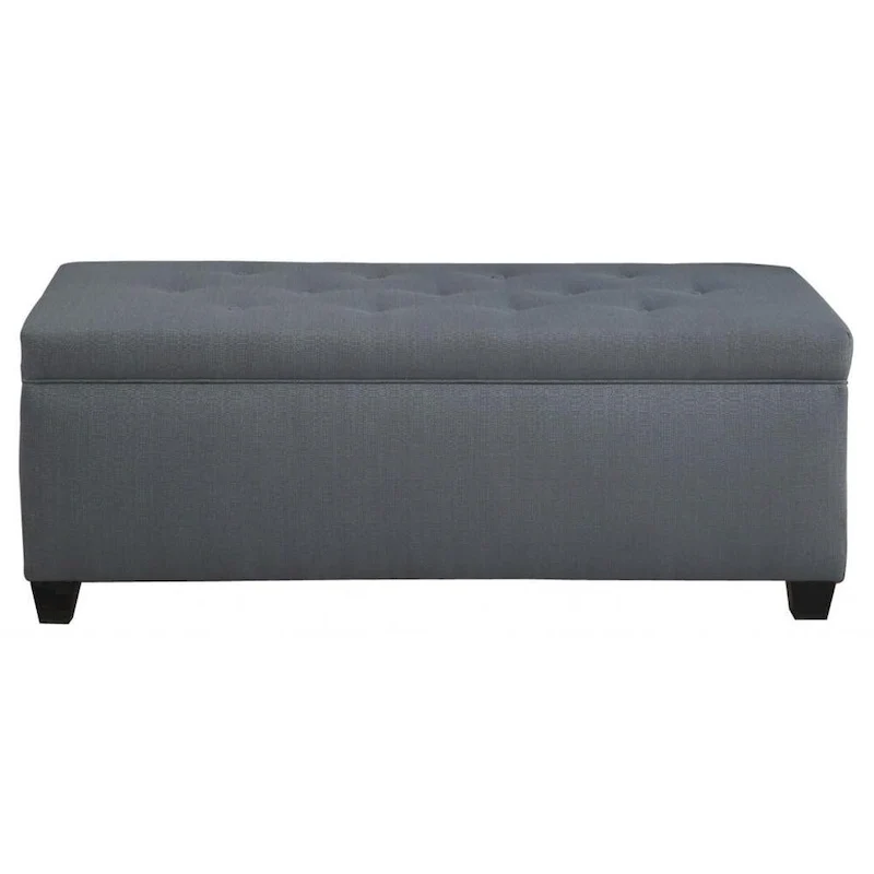 The Sole Candice Bay Blue Secret Shoe Storage Bench